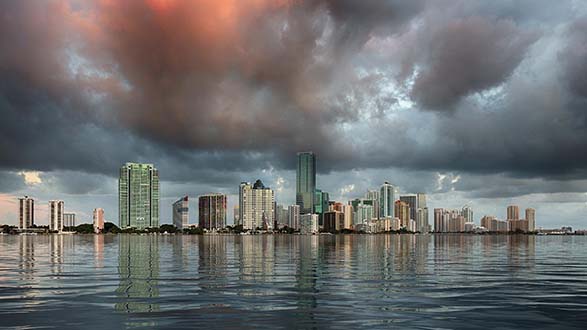 Sinking cities